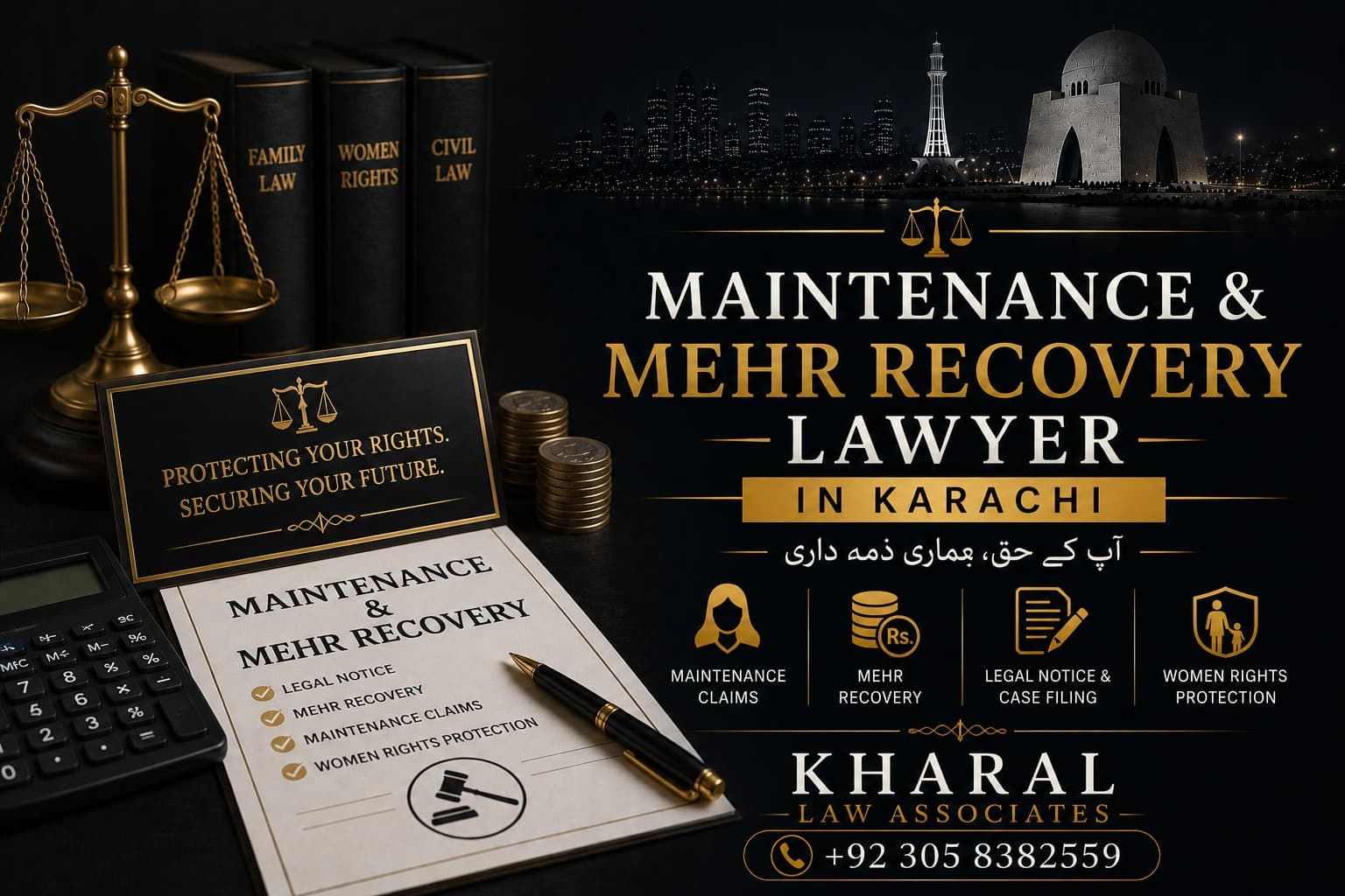 Maintenance & Mehr Recovery Lawyer in Karachi