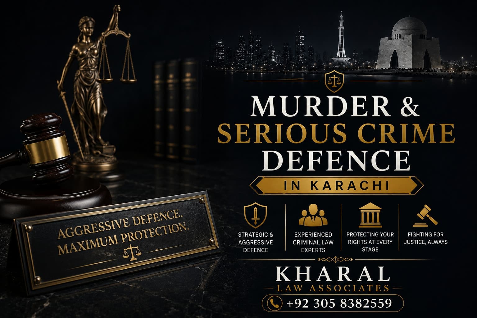 Murder & Serious Crime Defence Lawyer Karachi