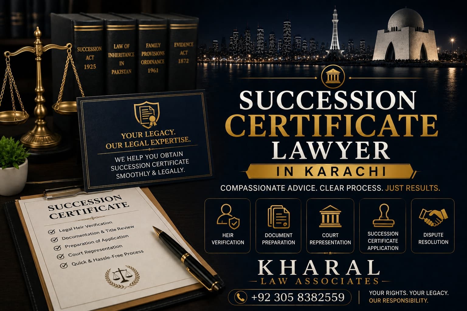 Succession Certificate Lawyer in Karachi